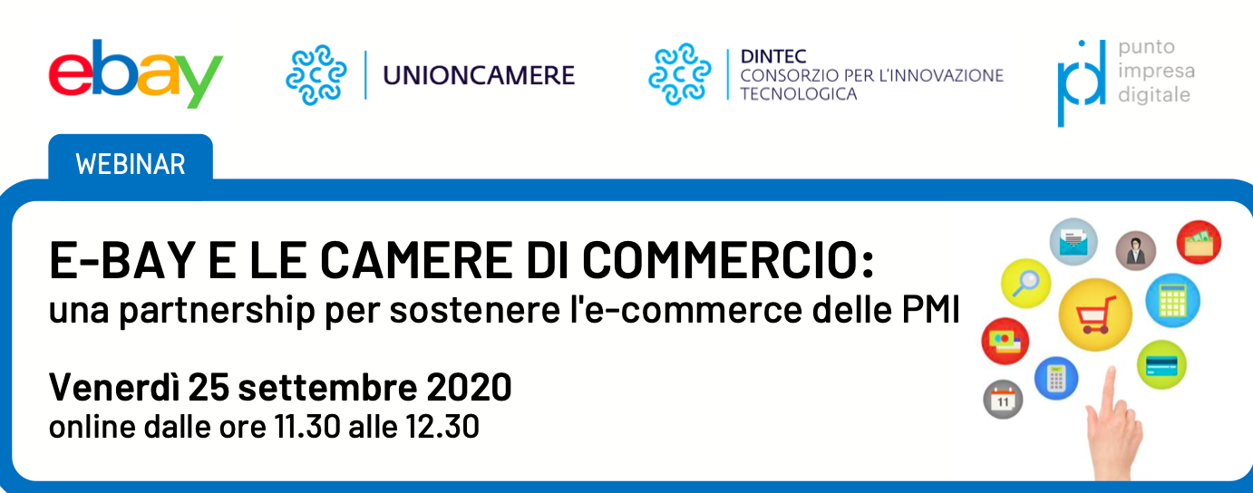 Ebay e le camere di Commercio: una partnership per sostenere l'e-commerce delle PMI